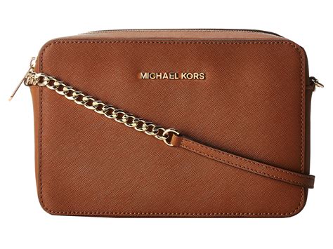 michael kors lg ew crossbody red|Michael Kors leather crossbody bag.